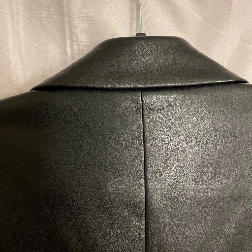 Avec Les Filles faux leather double breasted crop jacket size medium - Picture 7 of 9